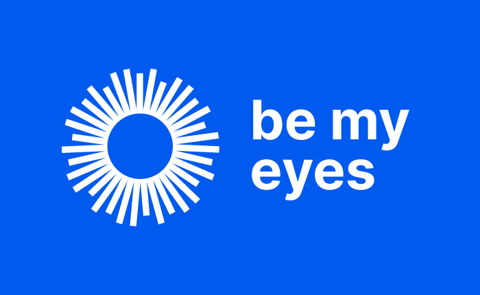 Logotipo de Be my Eyes